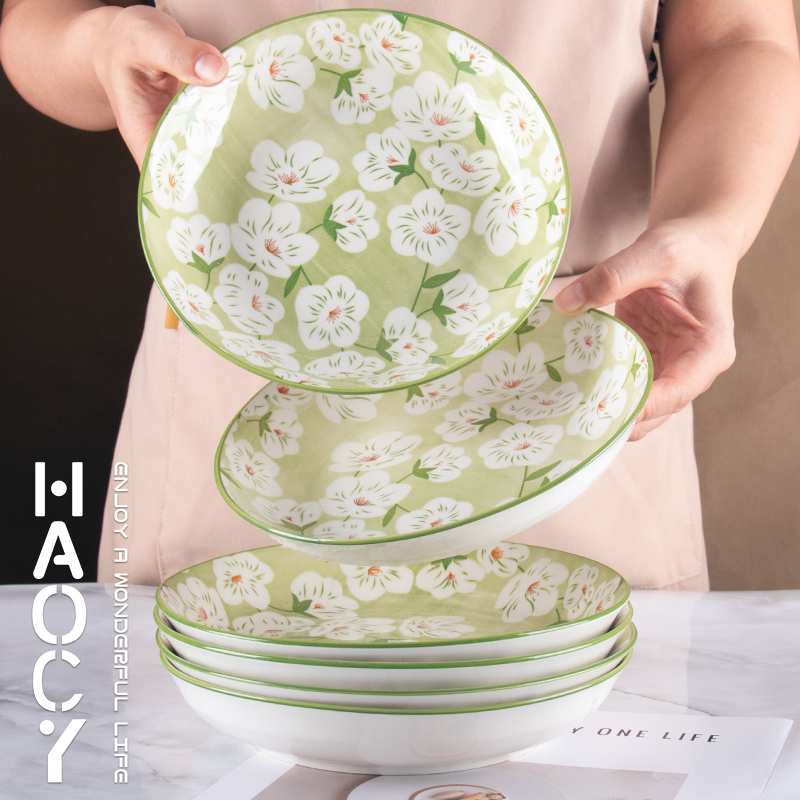 清新家2025新款高颜值桃花朵朵盘