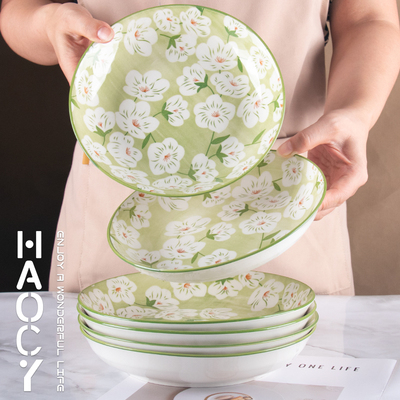 清新家2025新款高颜值桃花朵朵盘