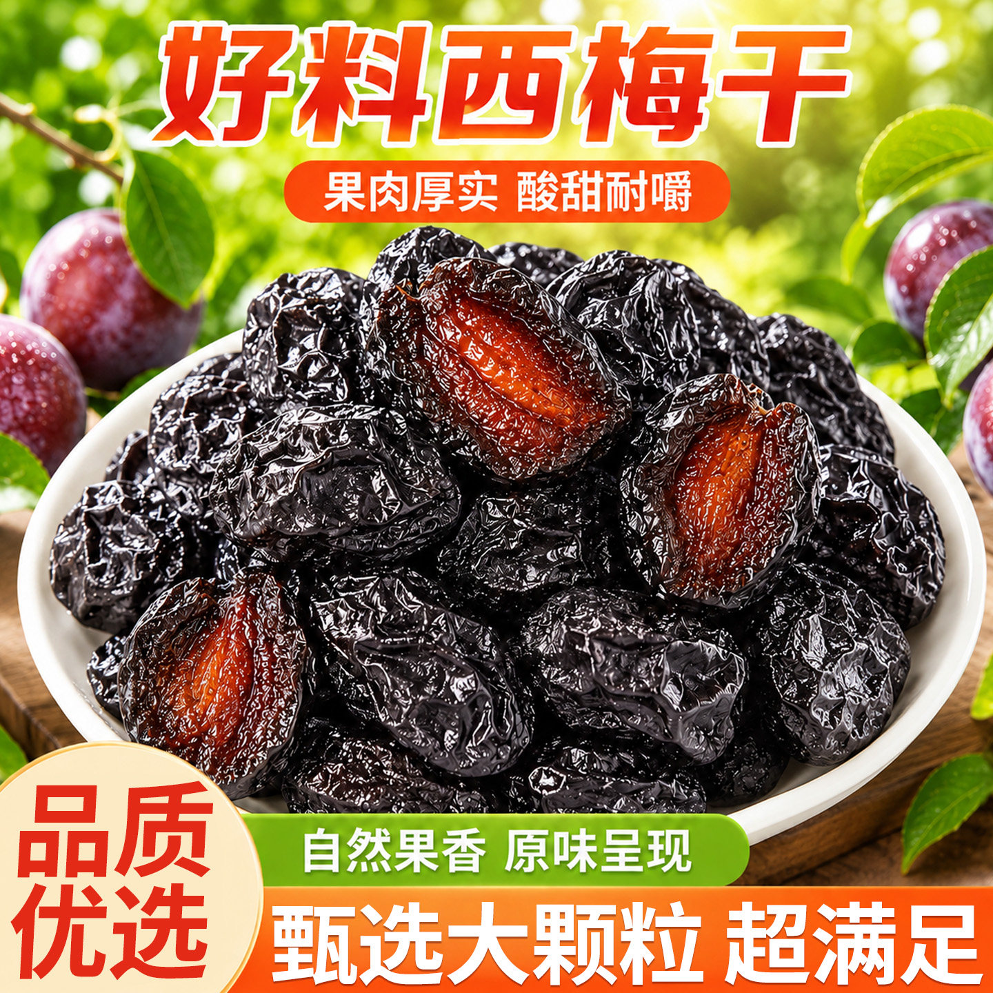 官方正品新疆西梅干特产级西梅大果脯蜜饯话梅果休闲零食鲜果解馋