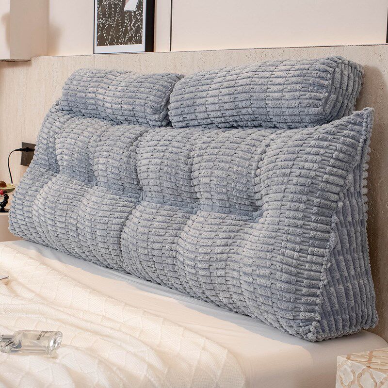 三角靠背床头防撞软垫靠枕护颈护腰靠垫床上玩手机榻榻米软包头枕