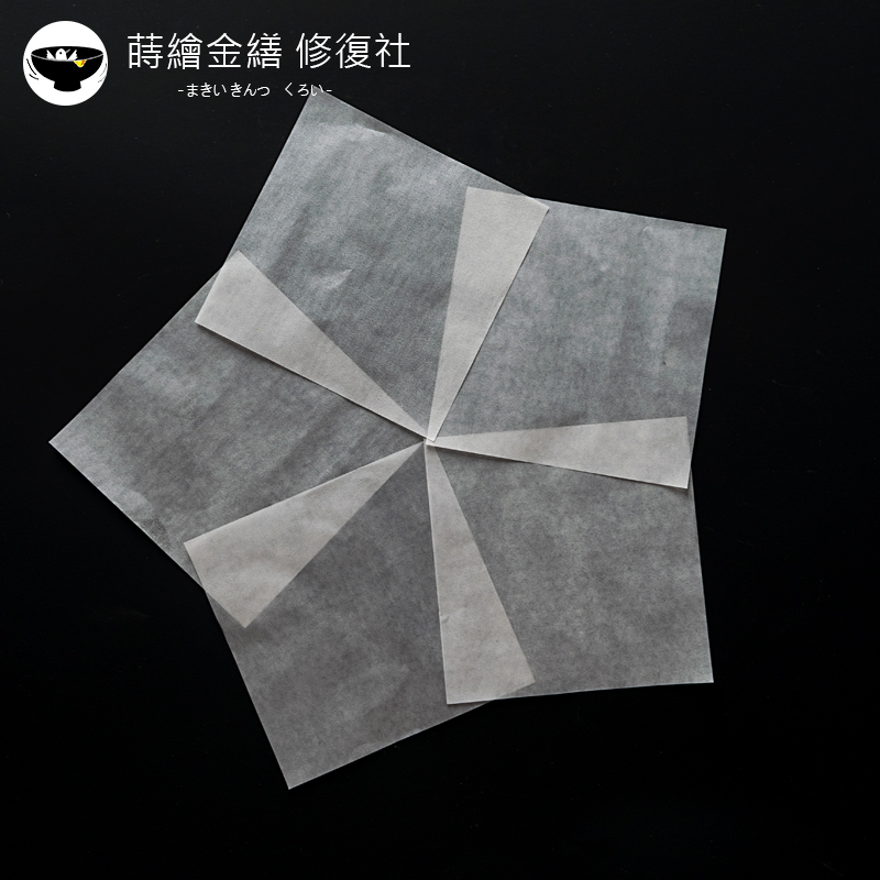 莳绘金缮修复社 取箔纸 金箔银箔辅助 茶点糕点 金缮锔瓷工具材料