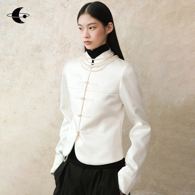 12/08 10:00创世纪元【雅意新章】新中式合体缎面 盘扣新年外套