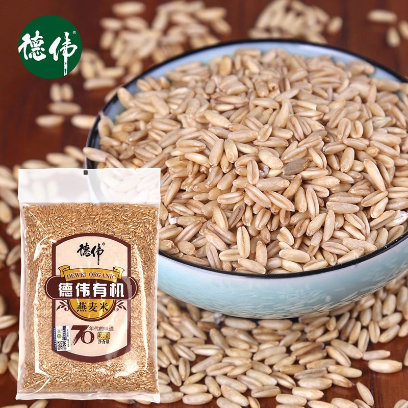德伟有机燕麦米东北生400克颗粒