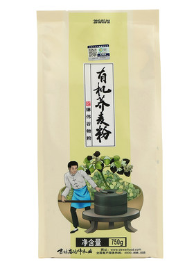 德伟有机荞麦面粉750克纯无糖精低脂乔麦粗粮面粉面条馒头包子粉