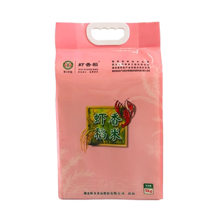 虾乡稻湖北潜江虾稻米大米5kg真空装10斤装大米8号香米南方籼米