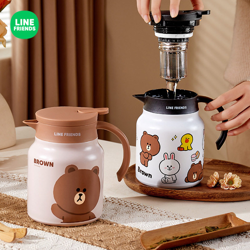 布朗熊保温水壶家用保温壶大容量暖水壶宿舍热水壶学生热水瓶暖瓶