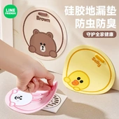 地漏封闭盖卫生间排水口防臭硅胶垫浴室下水道封口盖防虫反味神器