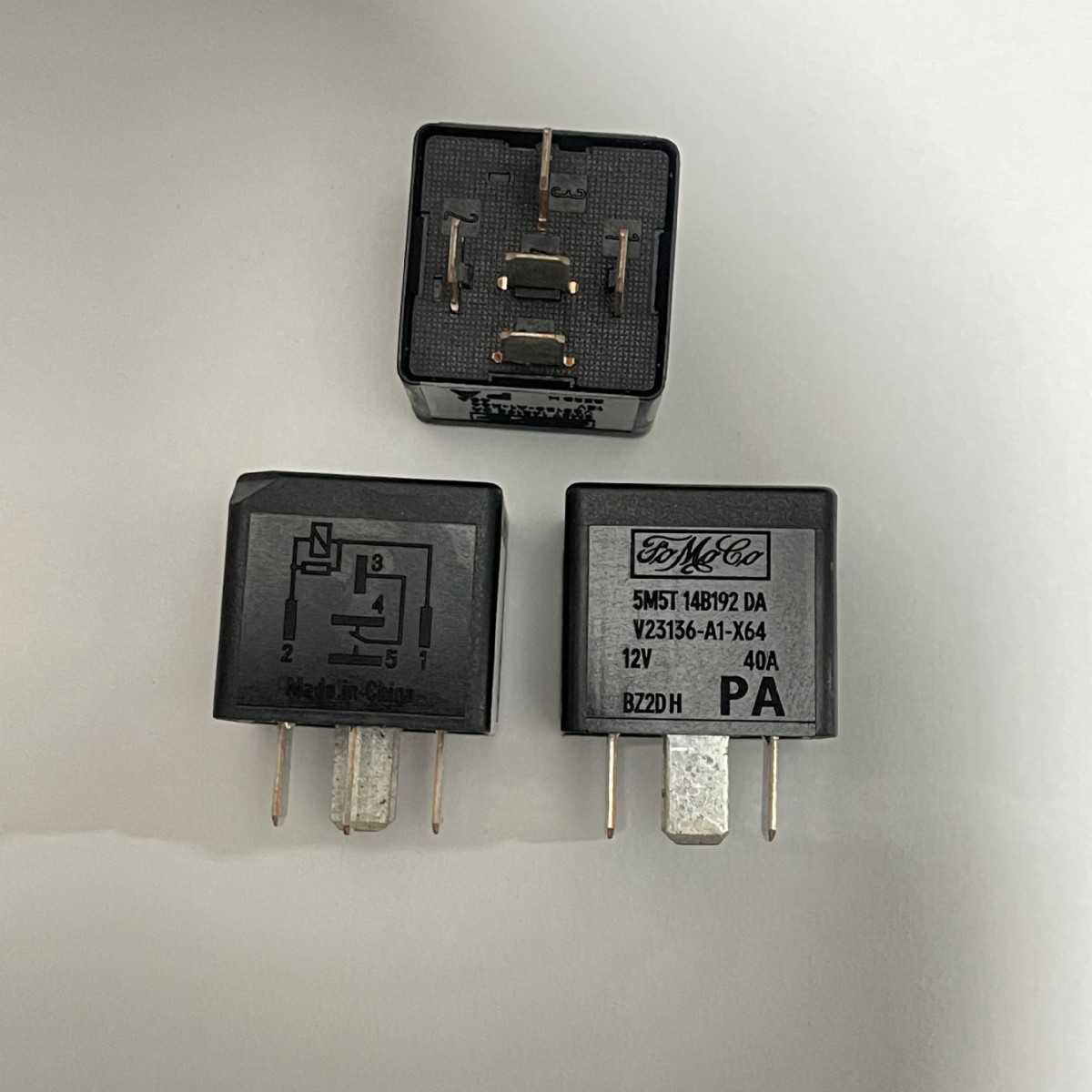 福特汽车继电器5M5T14B192DA福特5脚V23136-A1-X64
