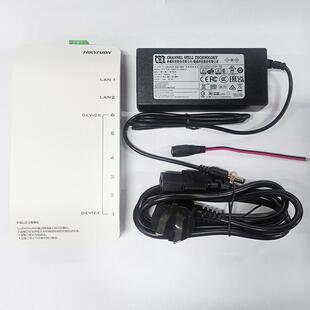 海康威视可视对讲6口POE解码 P含电源别墅楼宇门铃交换机 器KCJ606