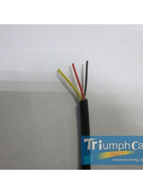 。电子线 护套线2464#22AWG/3芯 80℃ 200米/卷 300V