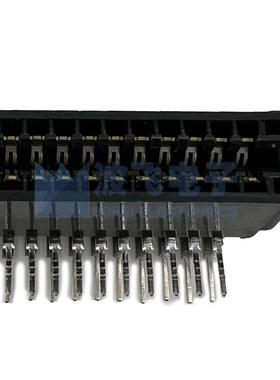 24P2*12NDK/TAT野口总线弯脚2.54脚距插槽S-24L-2.54-5PC金手指插