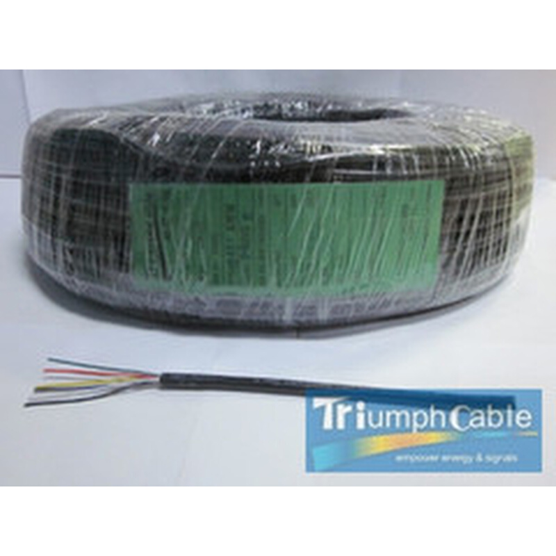 。电子线 护套线2464#24AWG/4芯 80℃ 200米/卷