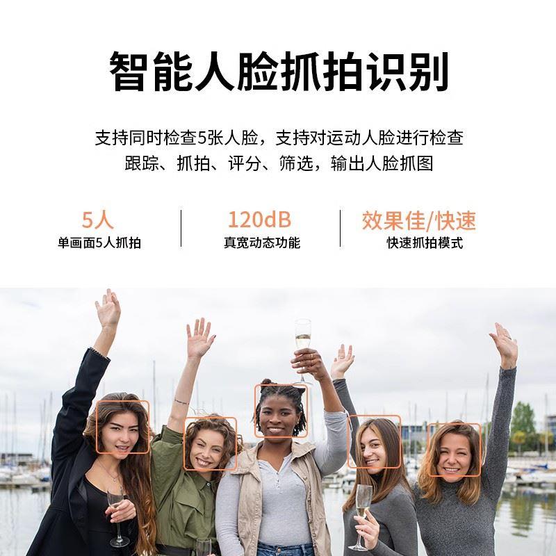 海康威视7寸400万臻全彩全景枪球iDS-2DC7C144MW-D 360度云台监控