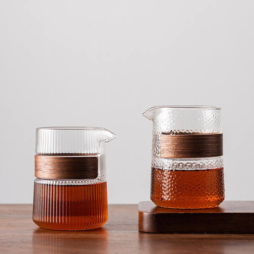 玻璃加厚公道杯耐热茶海分茶器