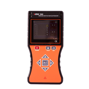 胜利VC7600感应式低高压电压数显交流验电器110kv千伏频率测试仪