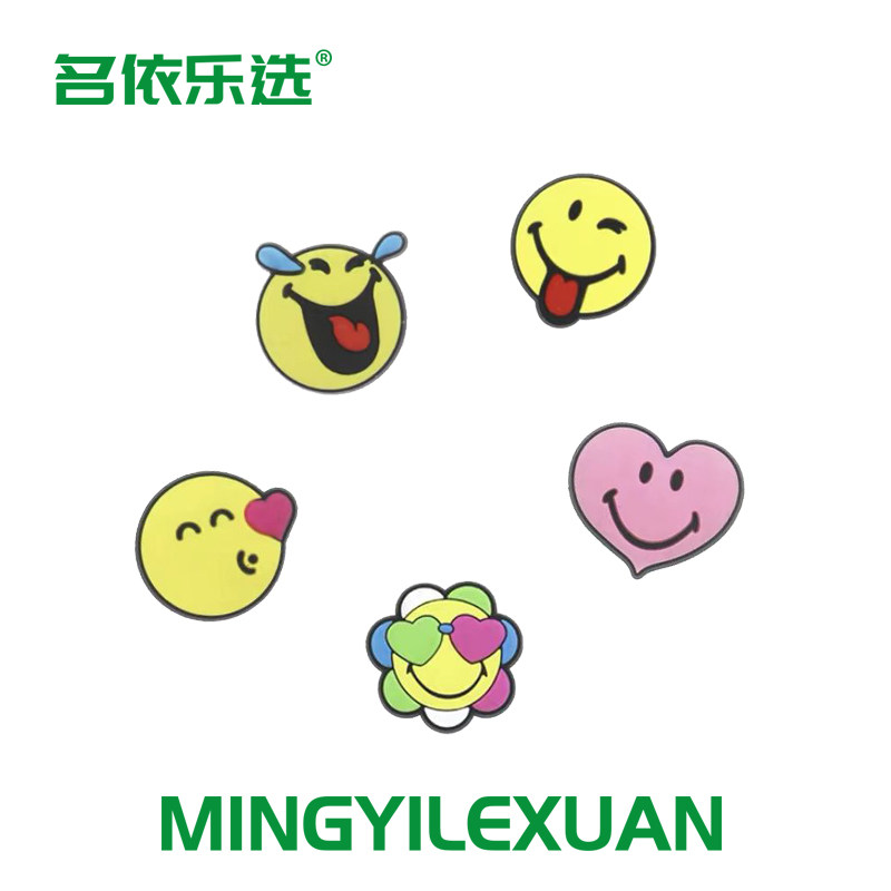 crocs洞洞鞋配饰鞋花卡洛驰鞋diy配件可爱装饰鞋扣 表情包emoji