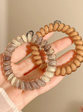 高级感电话线发圈女2026新款扎头发发绳高弹力耐用头绳皮筋头饰