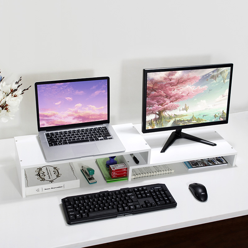 电脑显示器增高架桌面收纳笔记本