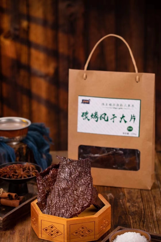 超干风干大片真空牛肉干内蒙古特产原味独立散装休闲营养开袋即食