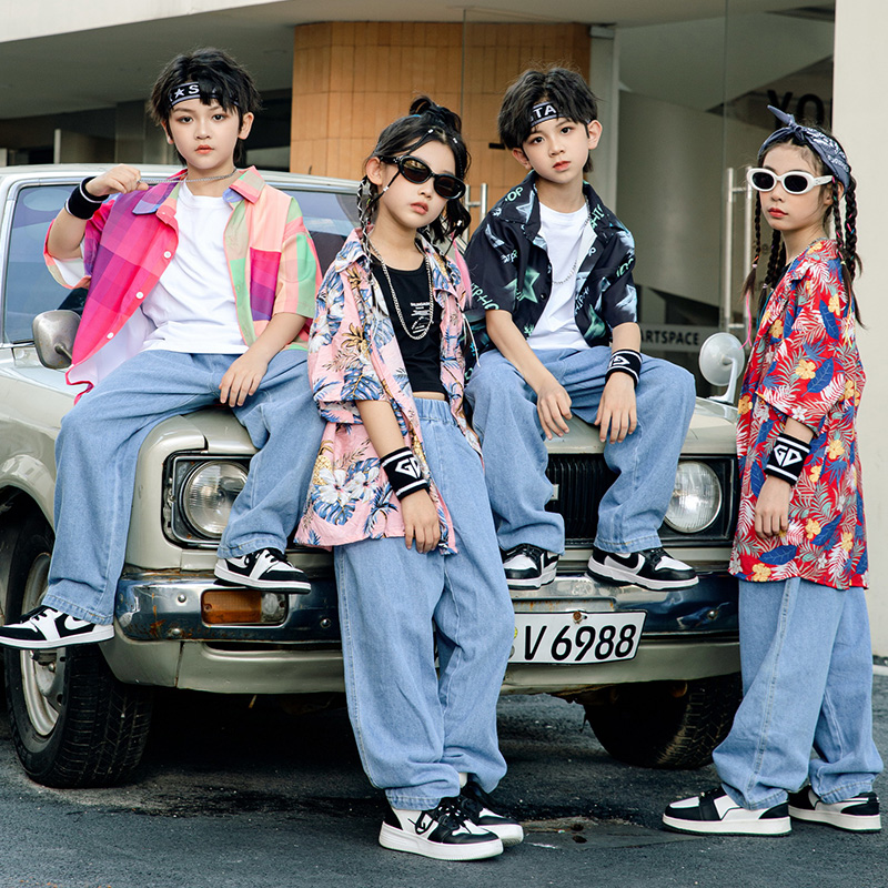 儿童街舞演出服爵士嘻哈