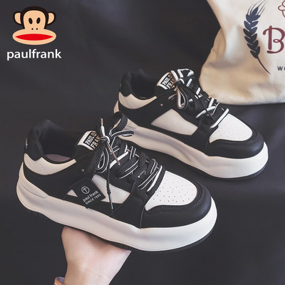 大嘴猴圆头休闲鞋女鞋