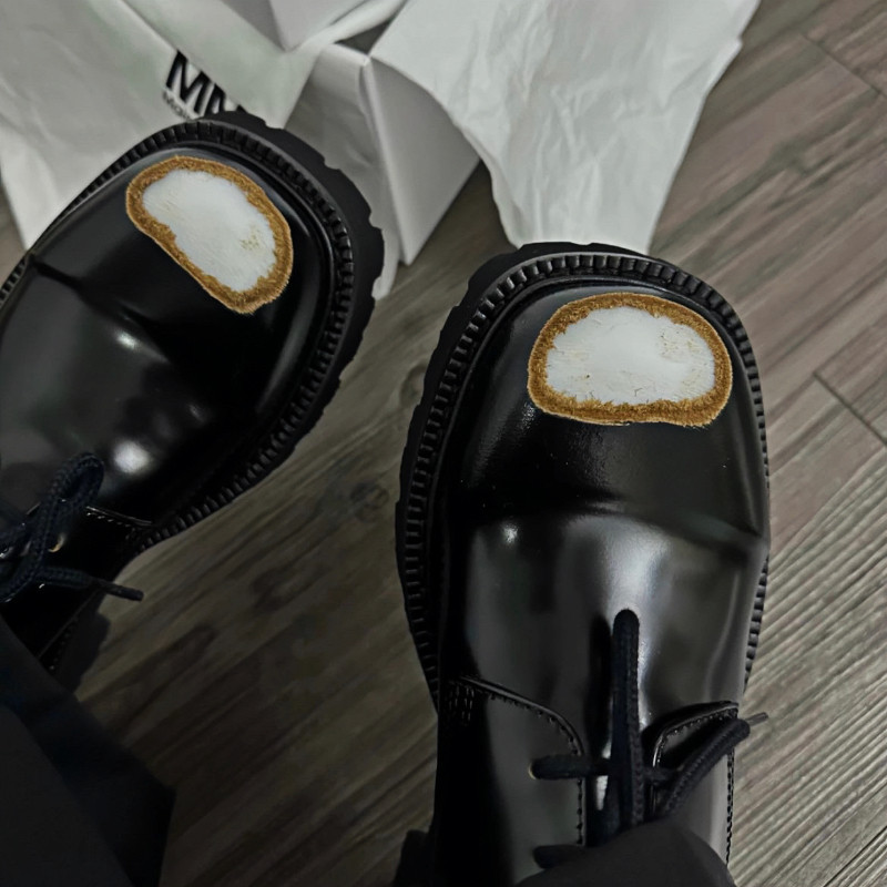 MM STYLE CAKE DERBY LEATHER SHOES