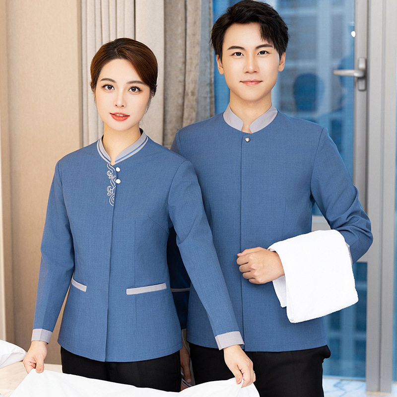 保洁服长袖春秋季女酒店宾馆客房清洁阿姨工作服物业工装短袖套装,女装/女士精品,其它制服/套装,淘宝优惠券,粉丝福利购,淘宝优惠卷
