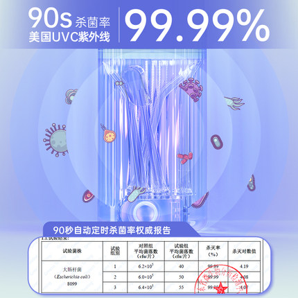 帝优美冲牙器便携式家用洗牙器抗菌紫外线消毒水牙线正畸洁牙器