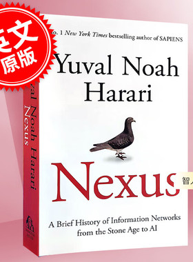 英文原版 Nexus 智人之上 石器时代至人工智能的信息网络简史 尤瓦尔·赫拉利24年新作 Yuval Noah Harar