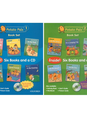 英文原版 牛津小土豆英文绘本 Potato Pals 1辑 +2辑 共12册