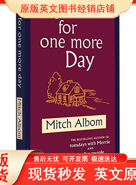 原版一日重生 英文原版小说 For One More Day 米奇阿尔博姆 Mitch Albom 英文版 心灵疗愈人生哲学暖心小说