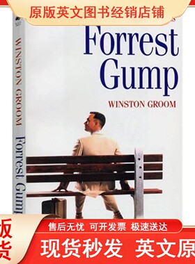 英文原版 阿甘正传 Forrest Gump 英文版 经典励志小说 电影原著书 Winston Groom搭乱世佳人飘盐的代价教父走出非洲