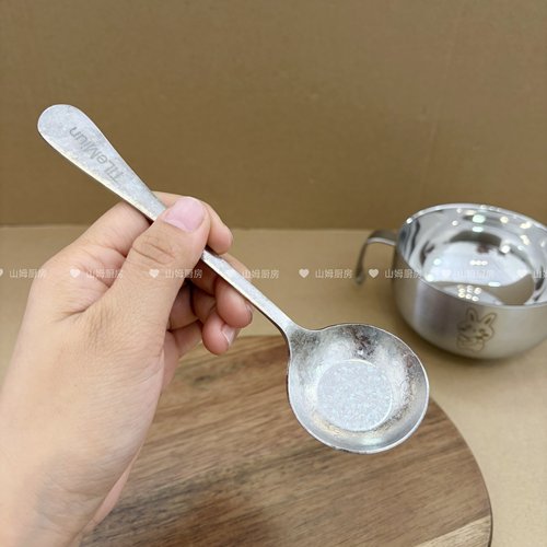 山姆厨房99%纯钛高端加深餐勺