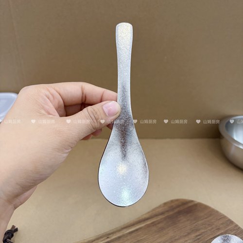 山姆纯钛冰花西餐甜品汤勺