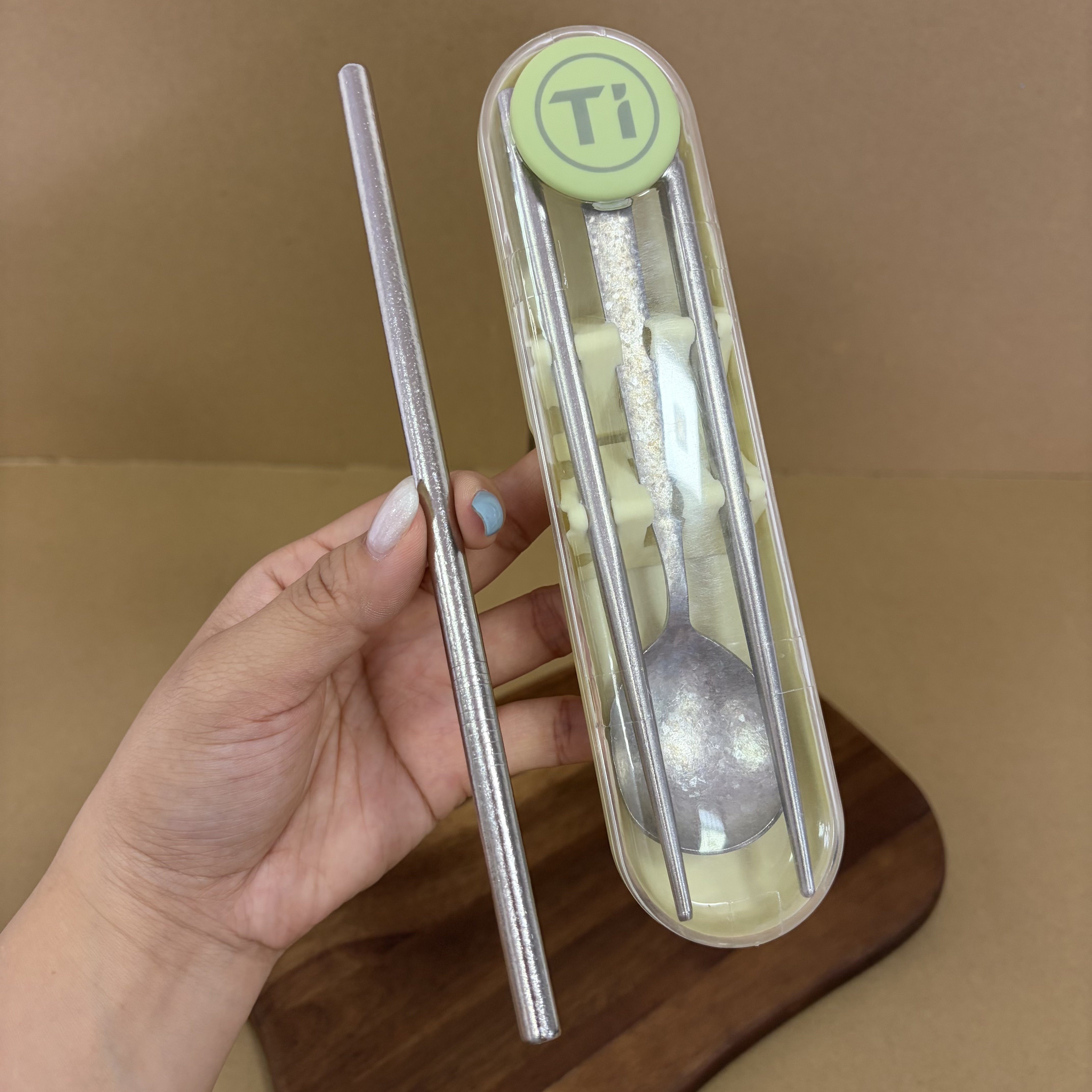 芯延纯钛吸管收纳盒便携可复用