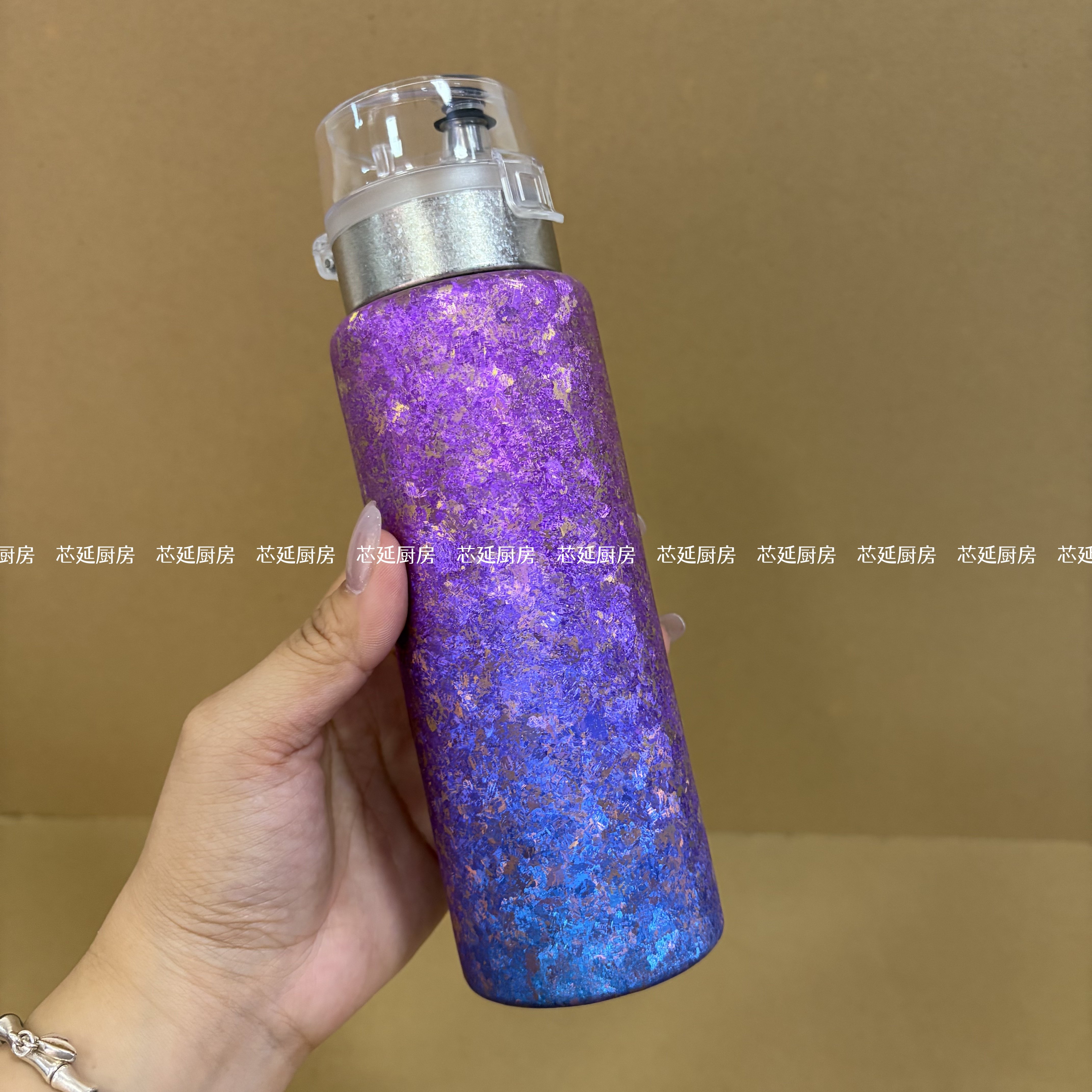芯延厨房纯钛醋壶防漏醋壶寿司店专用食品级大容量不挂醋壶调料瓶
