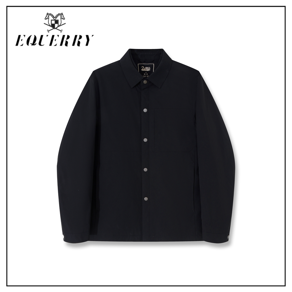 【教授专属】EQ男装商务休闲90鹅绒翻领羽绒服-Y455