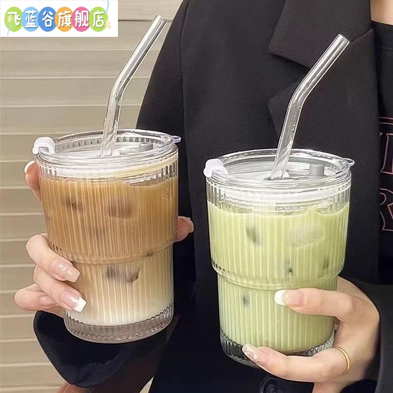 矿泉水瓶杯子咖啡奶茶杯吸管杯加大加厚高颜值便携保温盖子密封图片