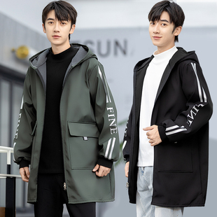 大人罩衣男防水长袖 羽绒服工作服定制护衣大褂家用厨房加绒围裙冬