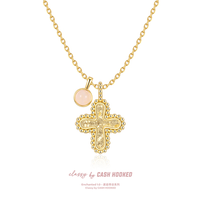 ClassybyCH 银饰 邂逅悸动系列 金色心愿吊坠 轻奢生日送礼