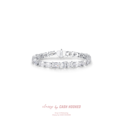 ClassybyCH拼钻手链s925银送女友