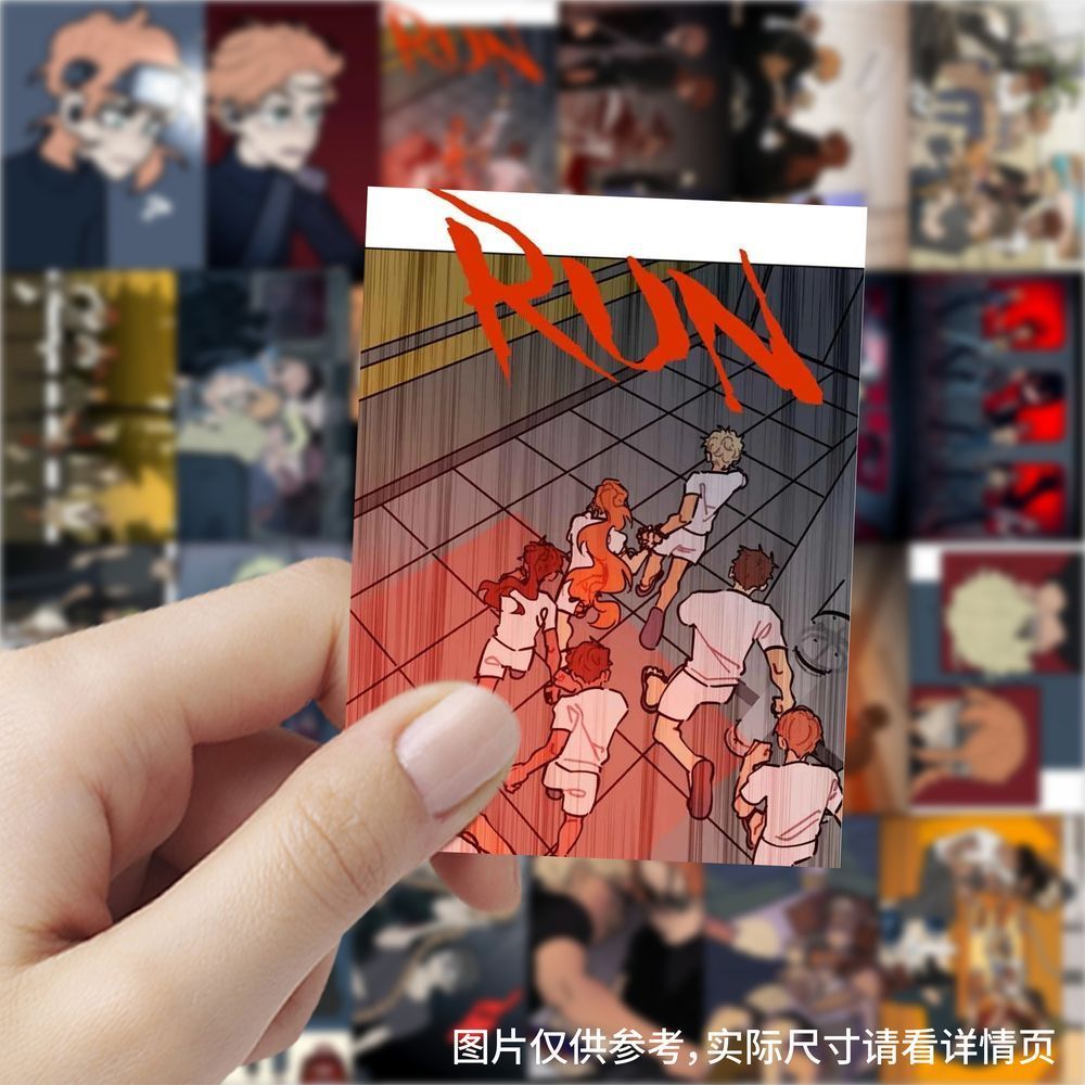 124张校车墓地卡通漫画人物周边装饰手账笔记本桌面手机壳贴画diy