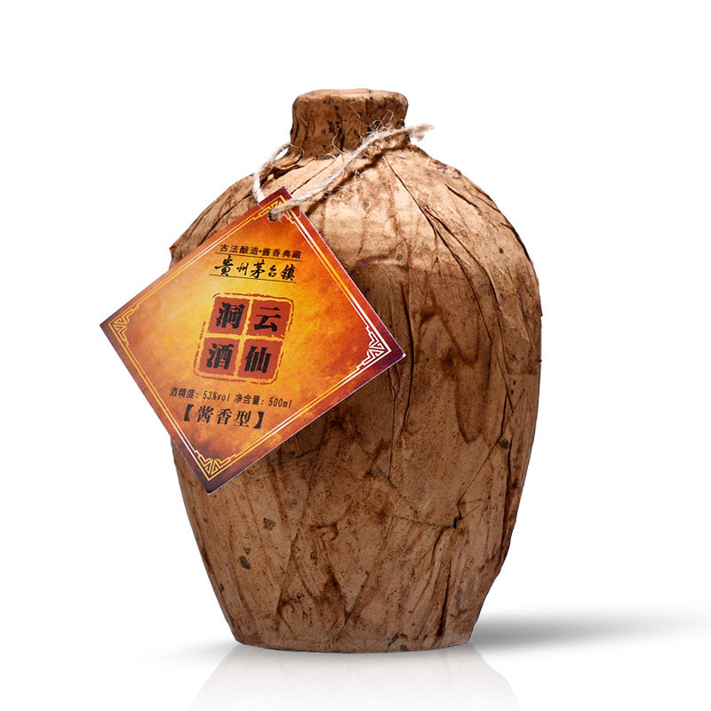 贵州茅台古镇酱香型白酒云仙洞藏老坛酒散装粮食高度试饮酒水53度