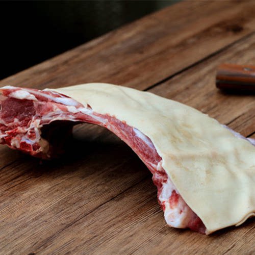 新鲜山羊排3斤 带皮羊肋骨羊排骨 羊蝴蝶排 放养羊肉羊排顺丰包邮