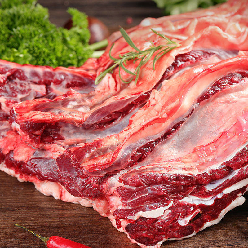农家散养黄牛新鲜牛腩肉1000g 原切牛腩肉整块纯牛腩肚腩肉牛肋条