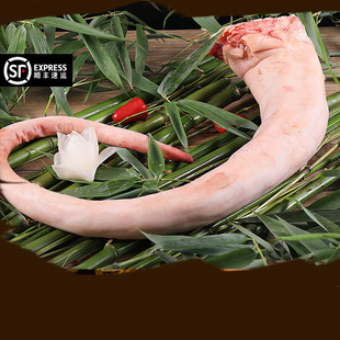 10斤牛尾巴新鲜整根带皮黄牛尾整条无椎骨牛尾骨放养牛肉顺丰包邮