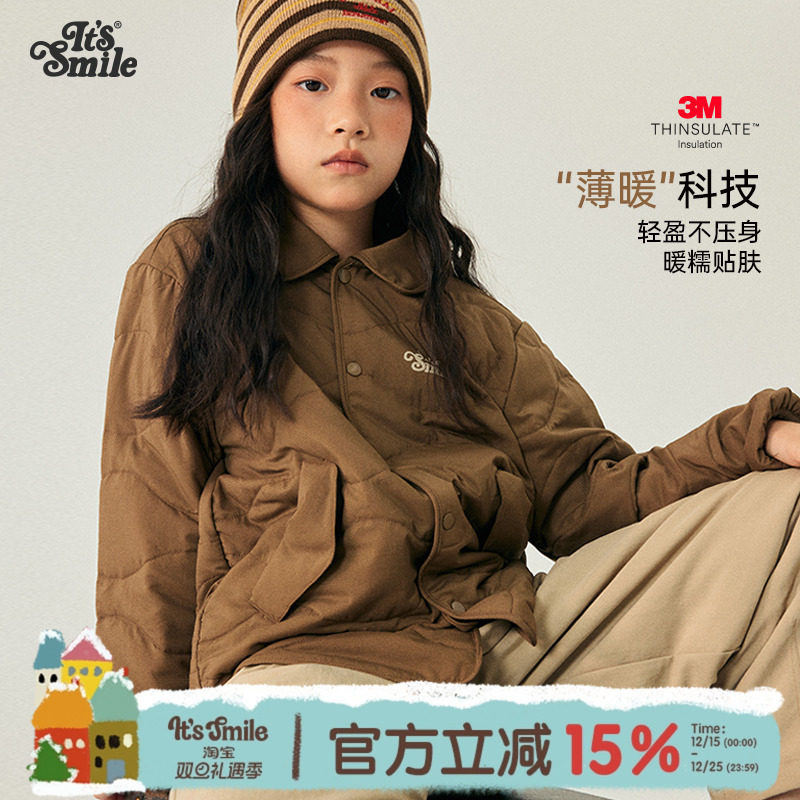 Itssmile保暖夹棉衬衫