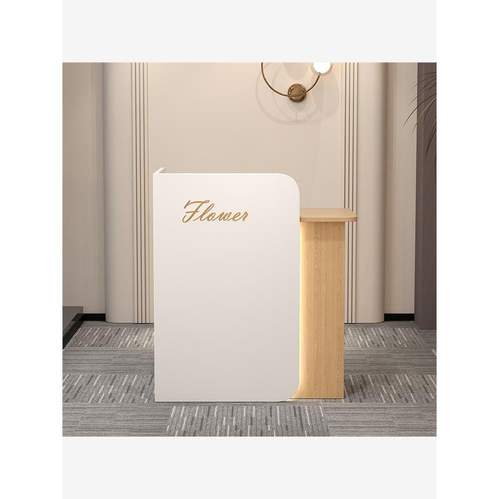 服装店收银台柜台简约现代小型女装美甲店铺吧台桌美容院网红前台