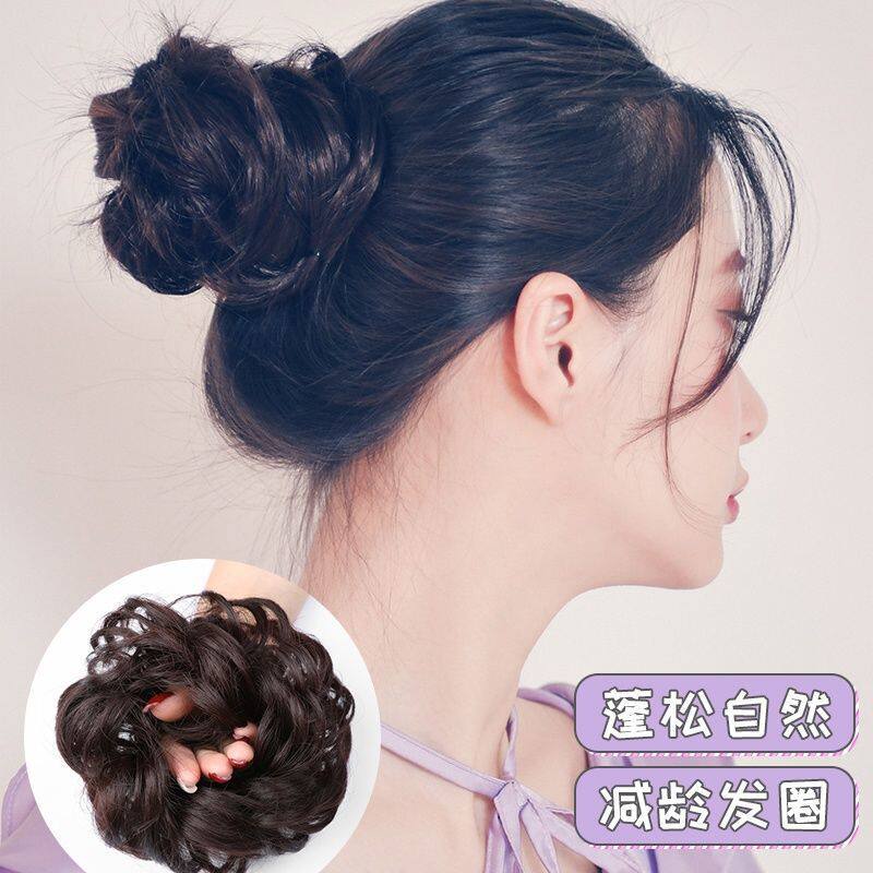 假发女发圈橡皮筋头花盘