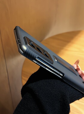 适用于荣耀MagicV2折叠屏新款双中轴保护铰链支架支架手机壳magicvs2高端奢华简约商务全包防摔保护套男女款